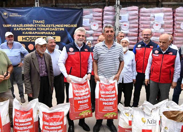 Kahramanmaraş’ta üreticilere 47 ton soya tohumu