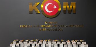 Kırşehir'de 10 bin dolu makaron ele geçirildi