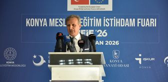 Konya'da Mesleki Eğitim İstihdam Fuarı Açıldı
