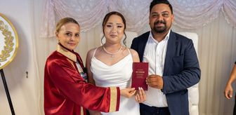 Mersin'de nikah dairesi '16.06.2026'da evlenmek isteyenleri ağırladı
