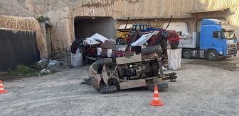 Nevşehir'de forkliftin altında kalan sürücü hayatını kaybetti