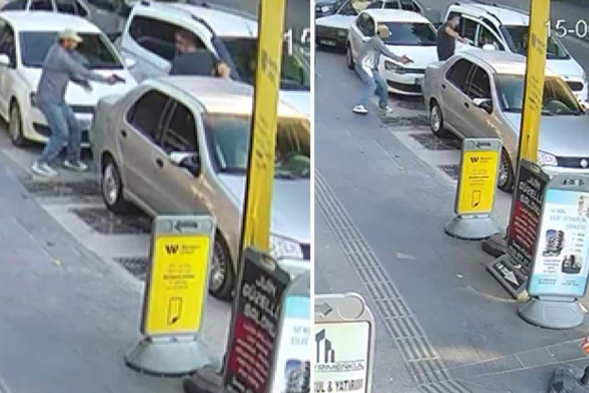 Doğum günü pastasını alır almaz kurşun yağmuruna tutuldu: O anlar kamerada