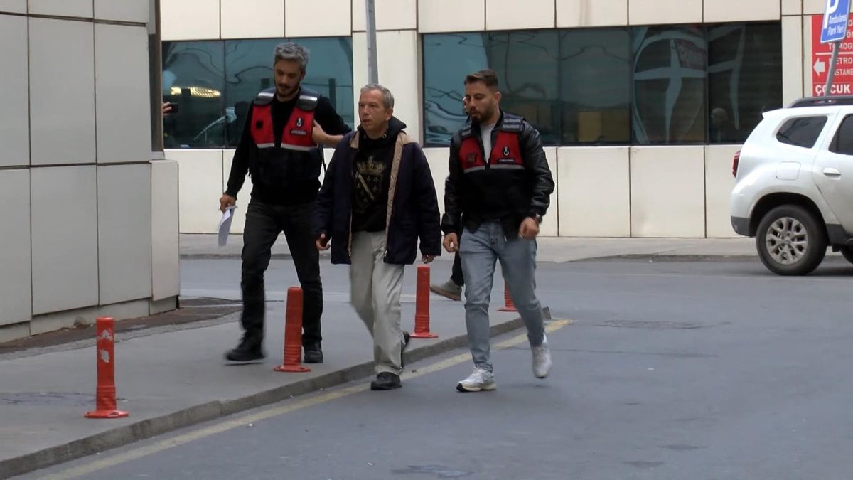Eski rektör Remzi Sanver'in tahliye edildiğine dair haber başlığı.