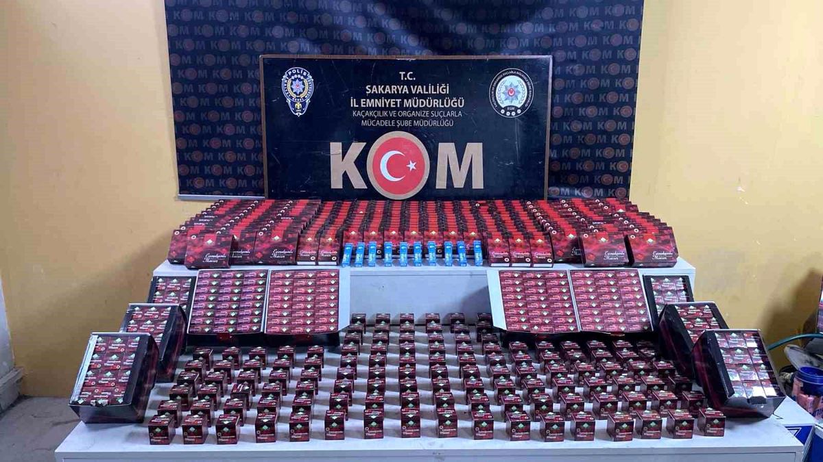 Sakarya'da kaçakçılık operasyonunda 3 gözaltı