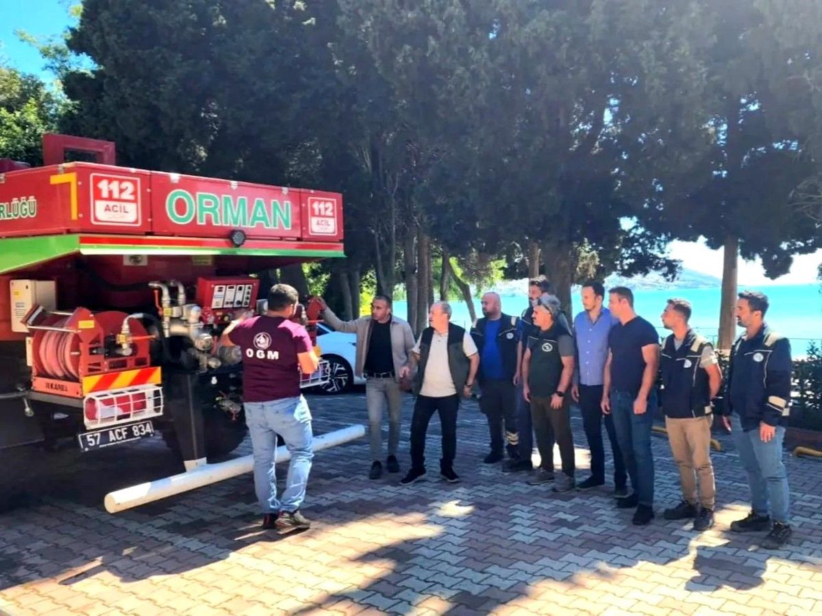 Sinop'ta orman yangınlarıyla mücadele için kurumlar el ele verdi