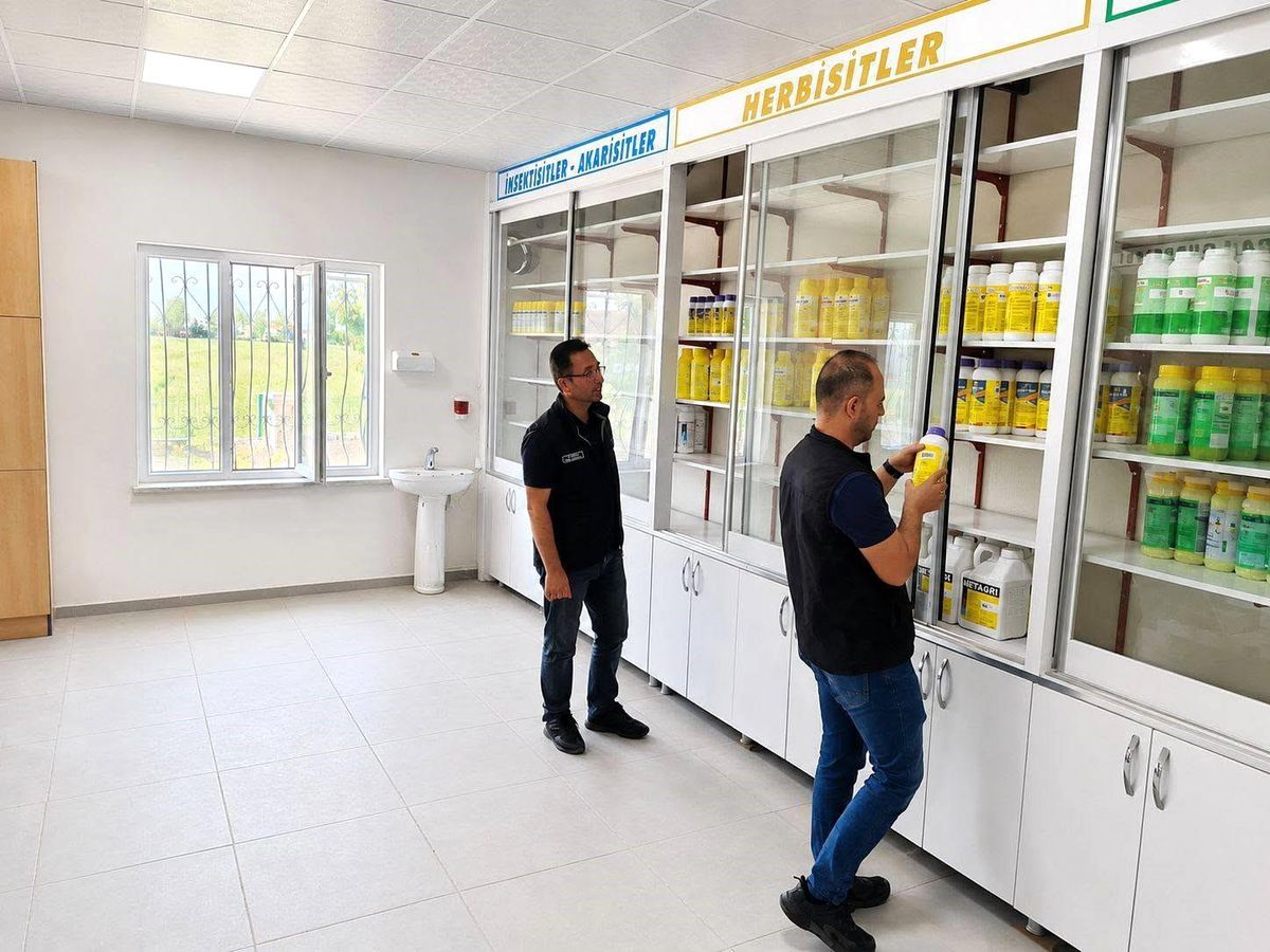 Şuhut'ta ilaç ve gübre bayilerine yönelik denetim