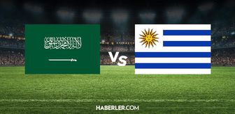 Suudi Arabistan Uruguay hangi kanalda? Suudi Arabistan Uruguay maçını hangi kanal veriyor, nerede izlenir?