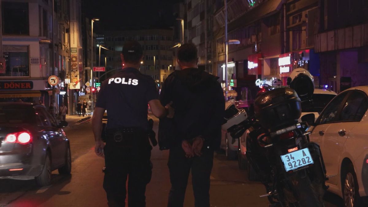 Taksim'de helikopter destekli 'Huzur İstanbul' denetimi