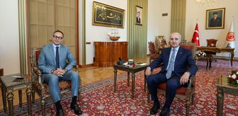 TBMM Başkanı Kurtulmuş, TÜRKPA Genel Sekreteri Hasan'ı kabul etti