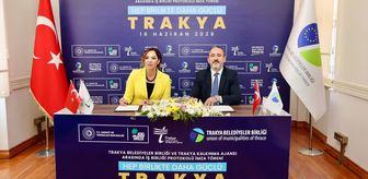 Trakya Belediyeler Birliği ile Trakya Kalkınma Ajansı arasında iş birliği protokolü imzalandı