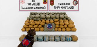 Van'da 291 kilogram uyuşturucu ele geçirilen operasyonun görüntüleri paylaşıldı