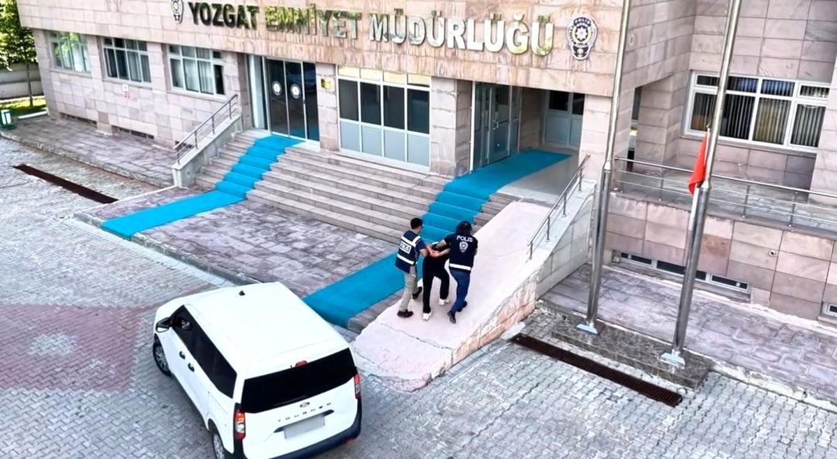 Yozgat'ta polis tarafından yakalanan firari hükümlü
