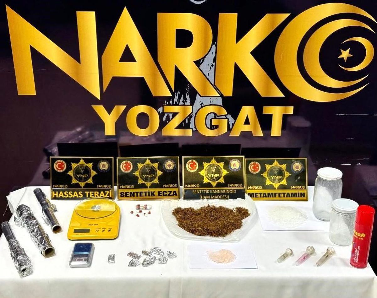 Yozgat'taki uyuşturucu operasyonunda 1 kişi tutuklandı