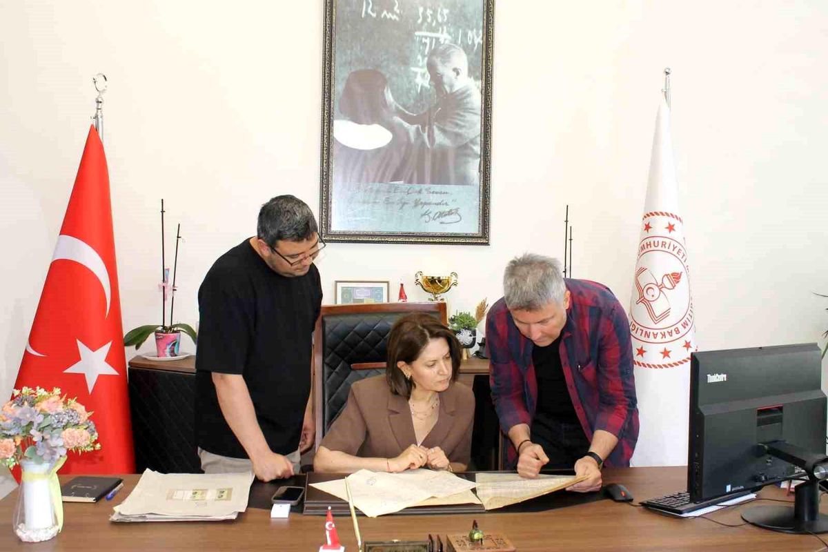 Altıntaş'ta Maarif Arşivi çalışmaları sürüyor