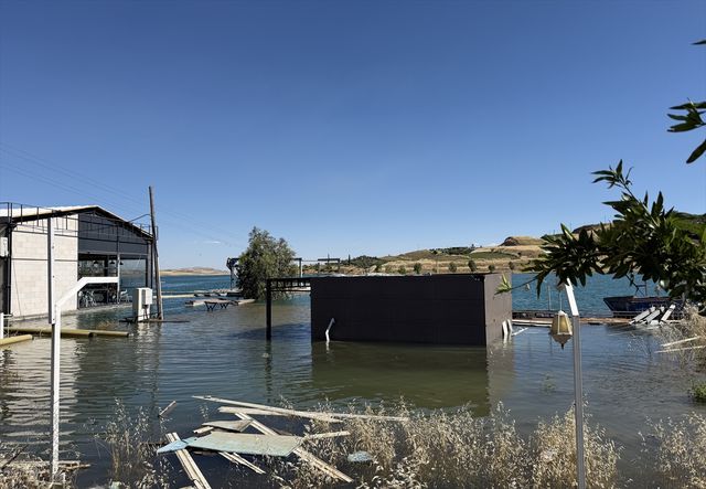 Flooded area view
