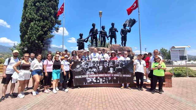 Aydın’da Malgaç Baskını’nın yıl dönümünde anlamlı yürüyüş