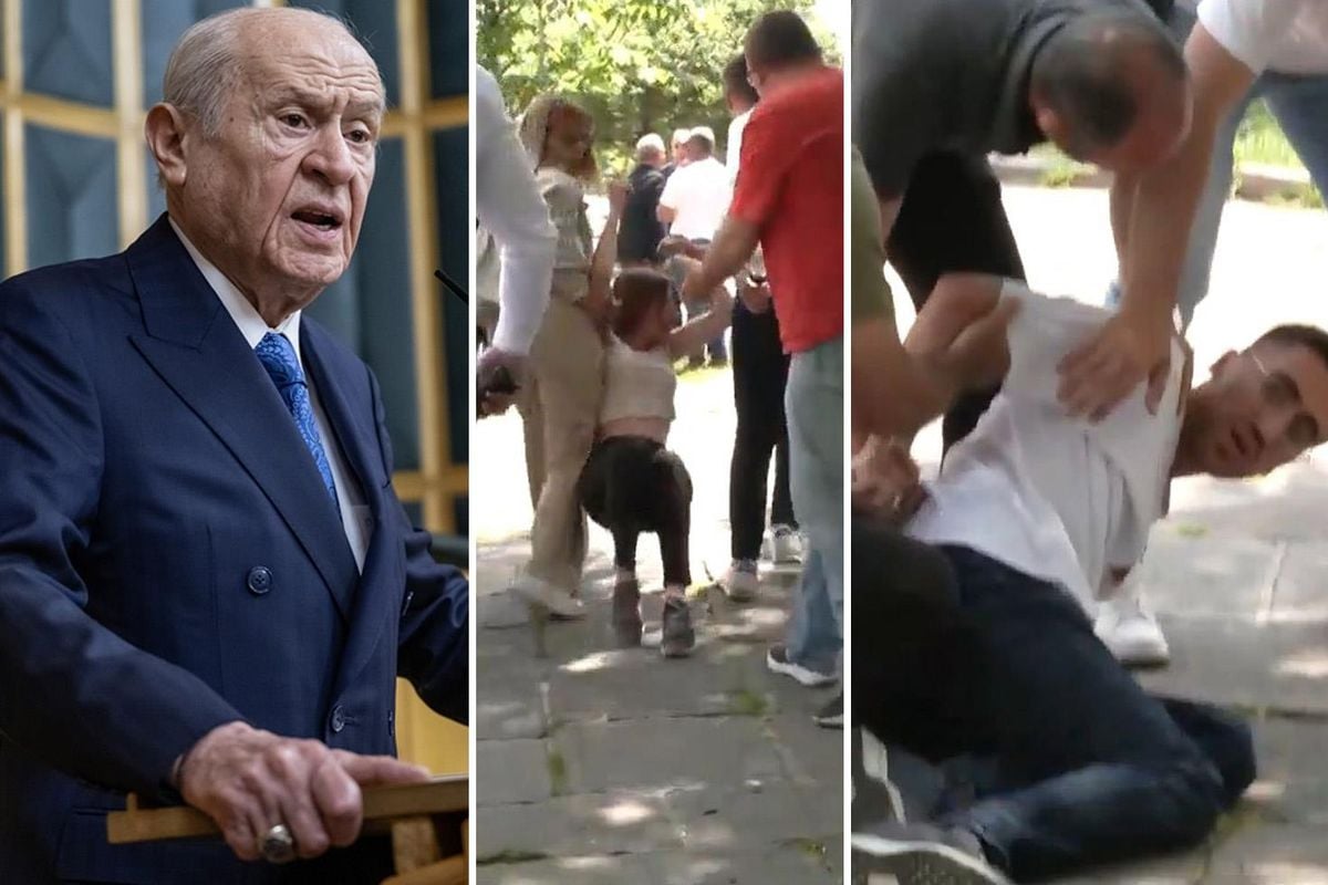 Bahçeli'nin ''Yanındayız'' dediği öğretmenlere ekiplerden sert müdahale
