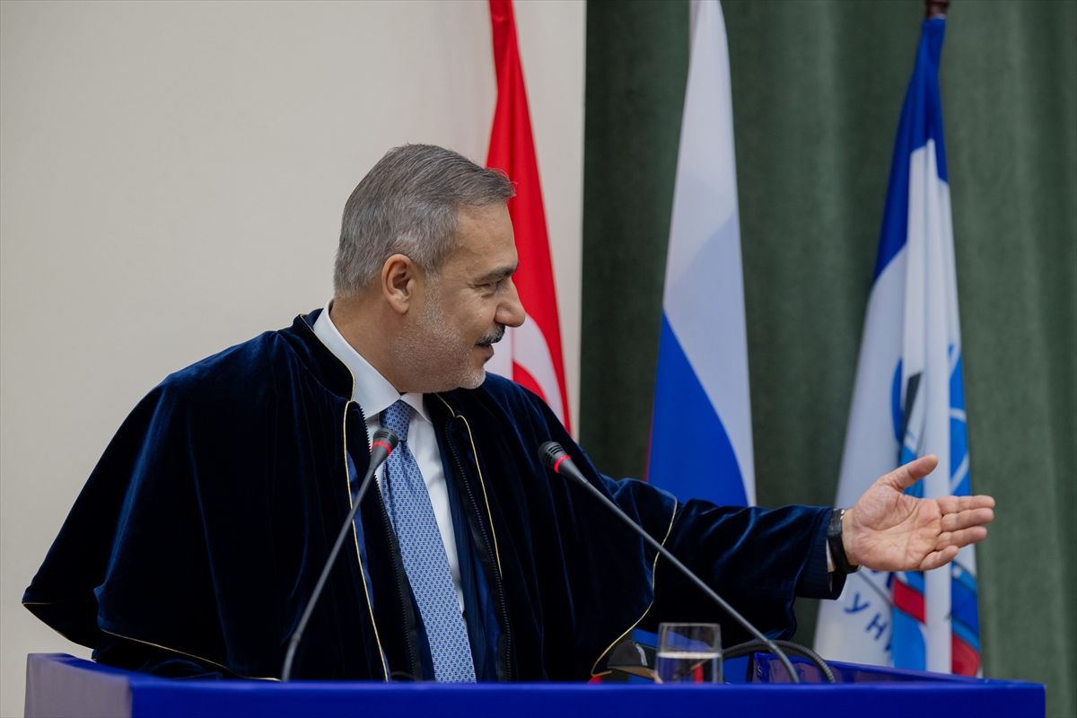 Bakan Fidan'a Rusya'da fahri doktora