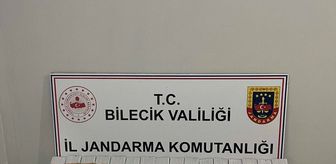Bilecik'te 9 bin 320 doldurulmuş makaron ele geçirildi