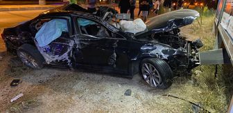 Bodrum'da takla atan otomobildeki 3 kişi yaralandı