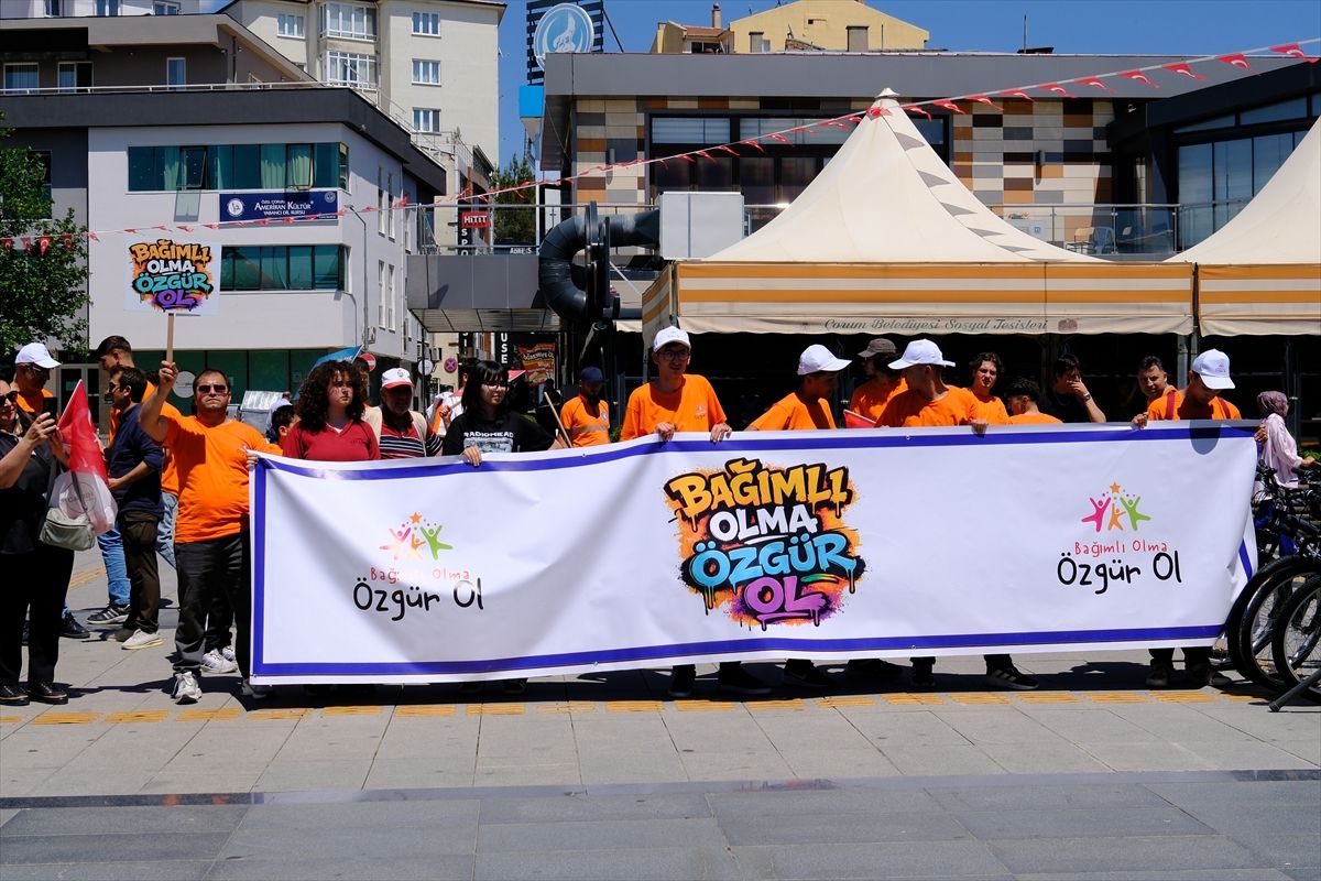 Çorum'da 'Bağımlı Olma Özgür Ol Projesi' düzenlendi