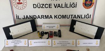 Düzce'de kaçakçılık ve uyuşturucu operasyonlarında 10 şüpheli yakalandı