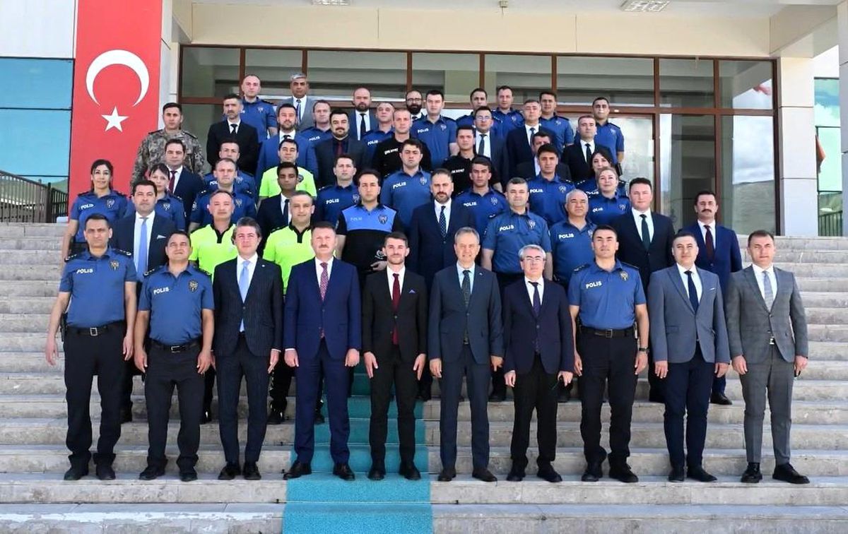 Erzincan İl Emniyet Müdürlüğü terfi töreni