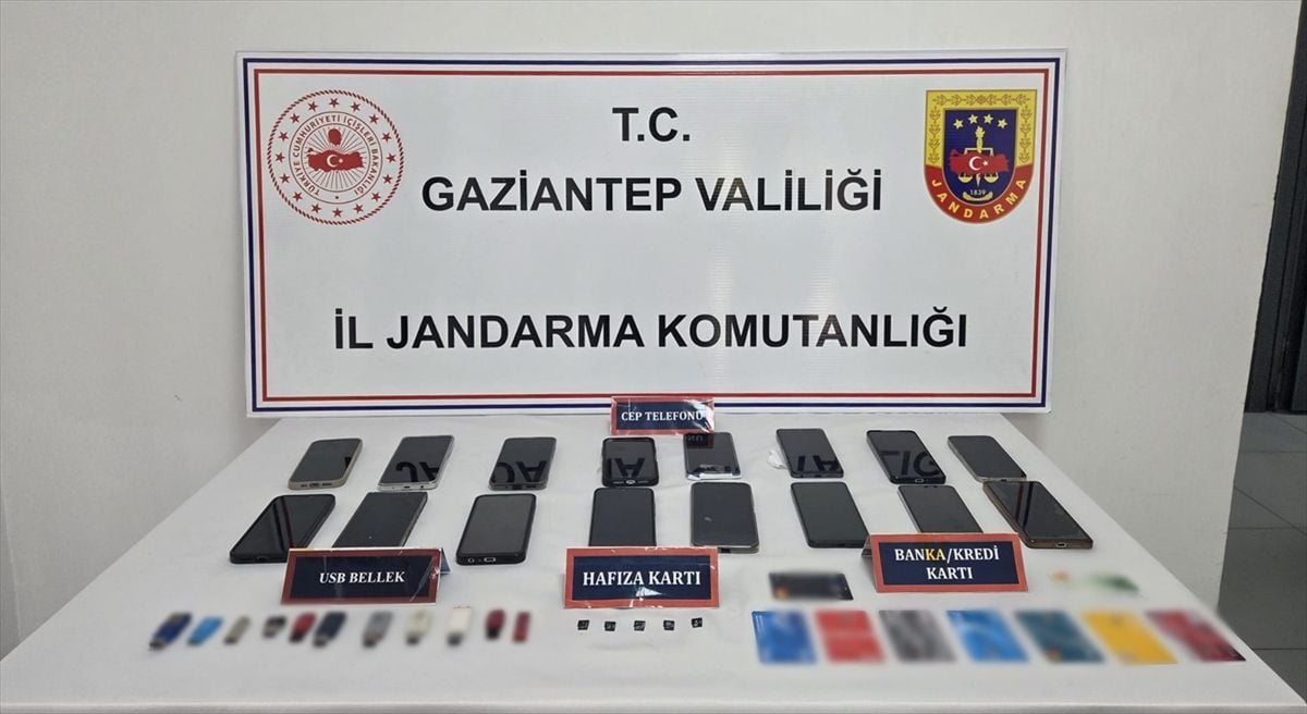 Gaziantep merkezli dolandırıcılık operasyonu