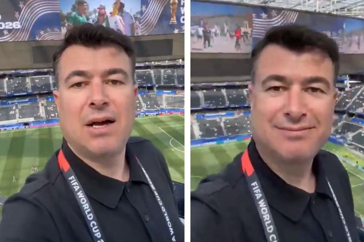 TRT spikeri Murat Ekrem Çimen'in maç öncesi paylaştığı video.