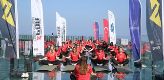İskenderun ilçesinde yoga etkinliği düzenlendi