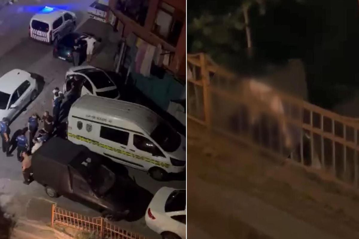İstanbul'un göbeğinde demir korkuluklara kabloyla asılı ceset bulundu