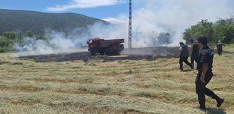 Karabük'te çıkan anız yangını söndürüldü