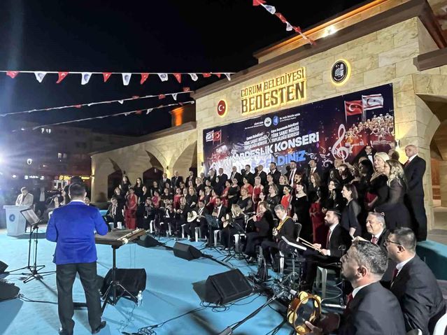 Kardeşliğin ezgileri Çorum'da yankılandı