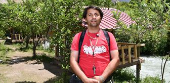 Motosiklet tutkunları Hakkari'nin doğal güzelliklerini keşfetti