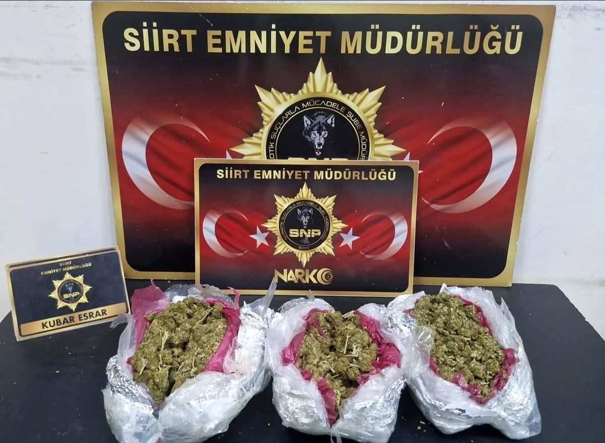 Siirt'te aranan 33 şahıs yakalandı, çok sayıda suç unsuru ele geçirildi