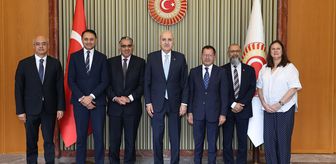 TBMM Başkanı Kurtulmuş, Birleşik Krallık-Türkiye Parlamentolar Arası Dostluk Grubu Başkanı Ali'yi kabul etti