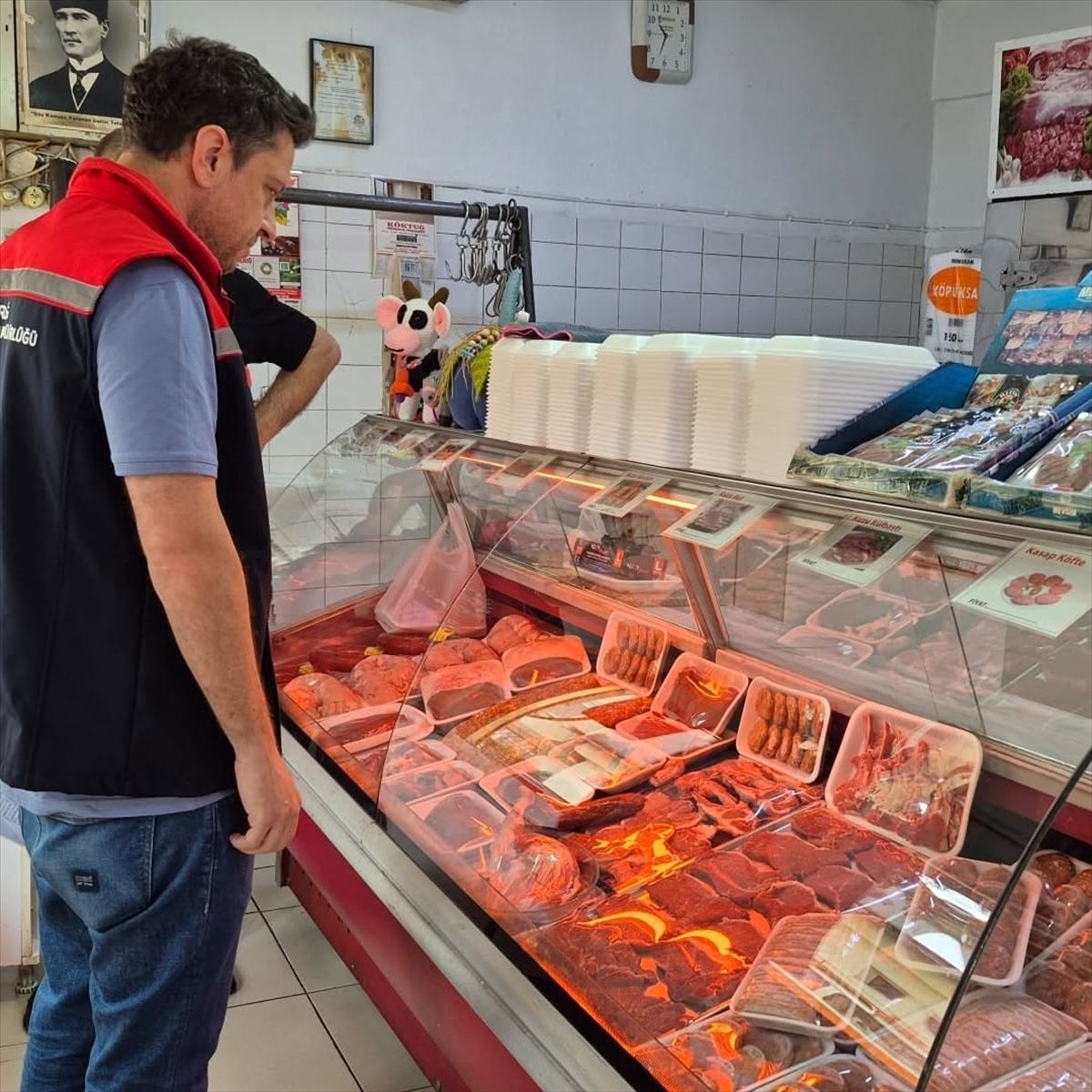 Tekirdağ'da kasap ve et satış noktalarına yönelik denetimler sürüyor