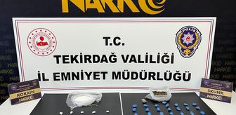 Tekirdağ'da uyuşturucu operasyonunda yakalanan 8 zanlı tutuklandı