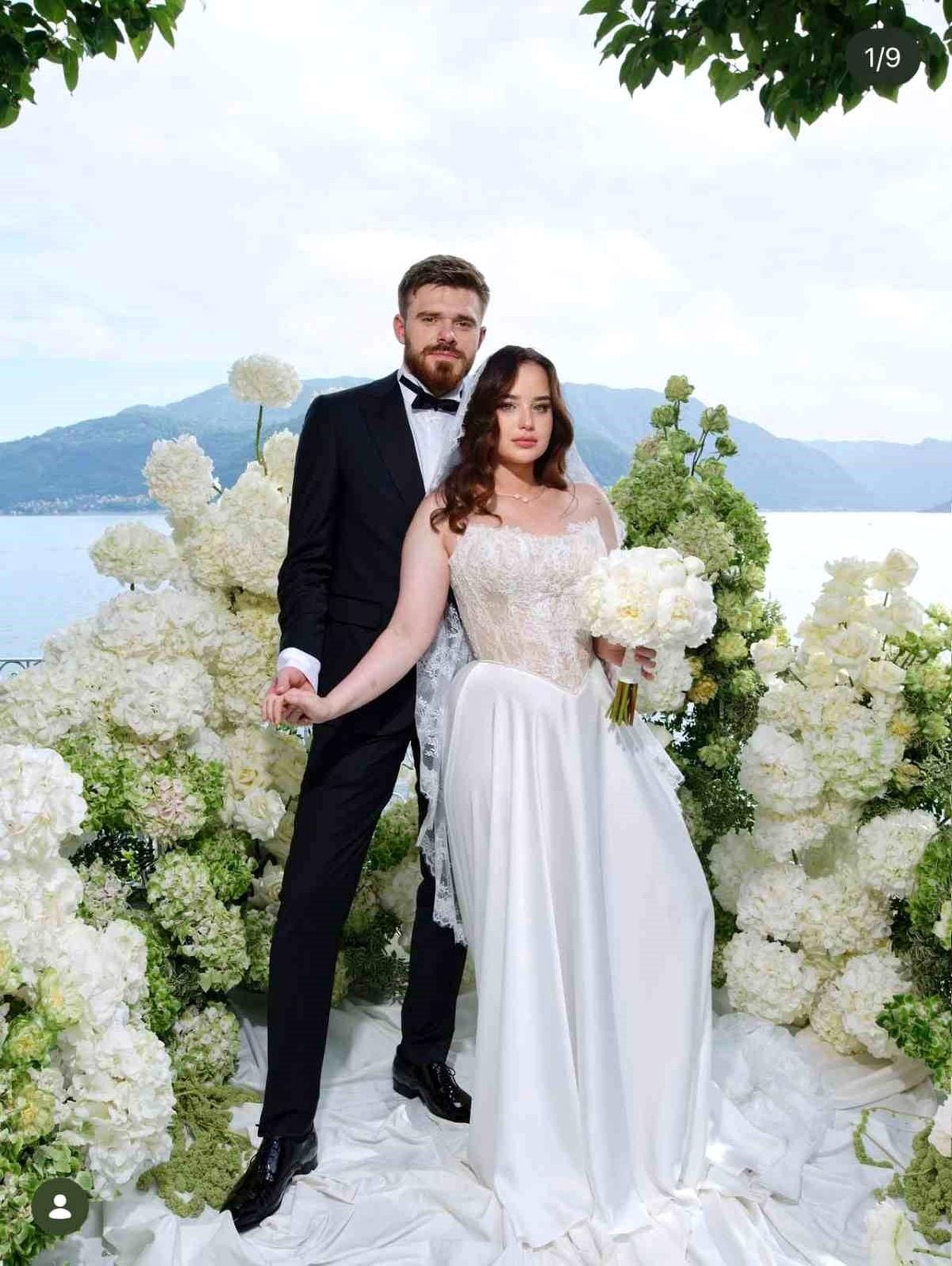 Arseniy Batagov ve eşi Elizaveta Zolotova