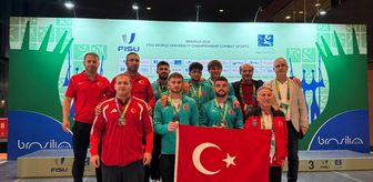 Üniversiteli sporcular Brezilya'dan 42 madalyayla döndü