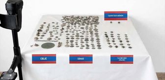 Yozgat'ta tarihi eser niteliğinde 269 sikke ve 49 obje ele geçirildi
