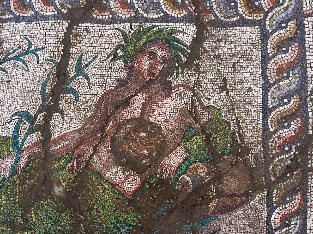 Aspendos'ta eşi benzeri az görülen tarihi keşif! Roma'nın gizemli nehir tanrısı ortaya çıktı