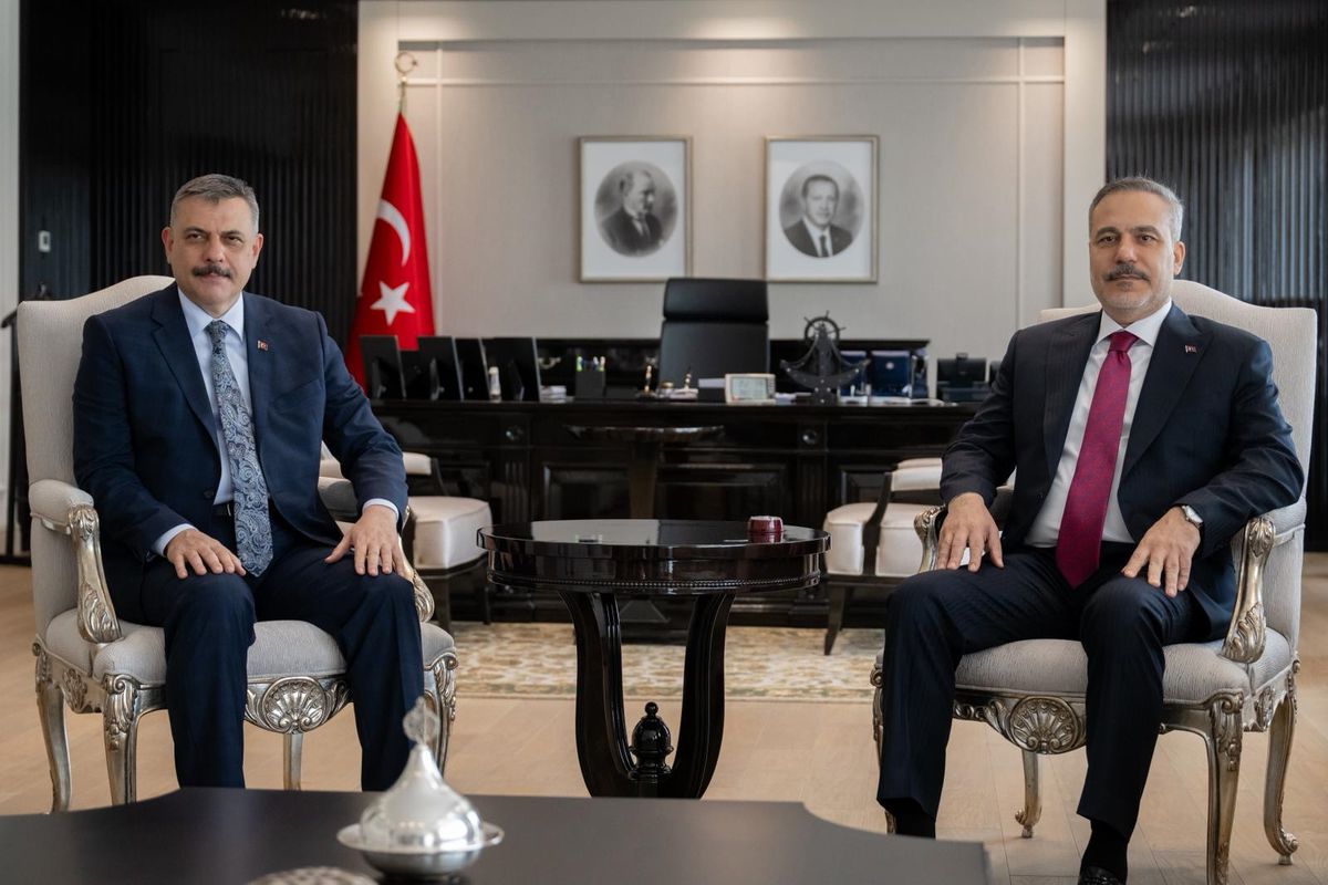 Bakanlar Fidan ve Çiftçi, Ankara'da görüştü