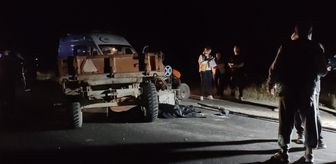 Çorum'da traktör ile kamyonun çarpıştığı kazada bir kişi öldü, oğlu ve torunu yaralandı