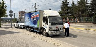 Eskişehir'de kamyon 9 yaşındaki çocuğa çarptı