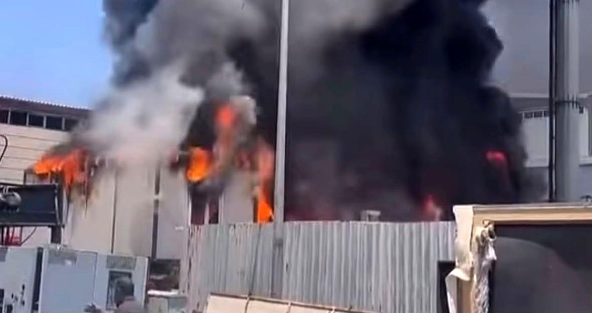 Gaziantep'te korkutan iş yeri yangını