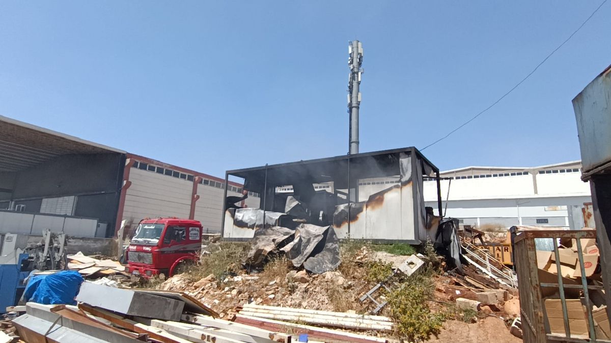 Gaziantep'te Metal İşleme Atölyesinde Yangın