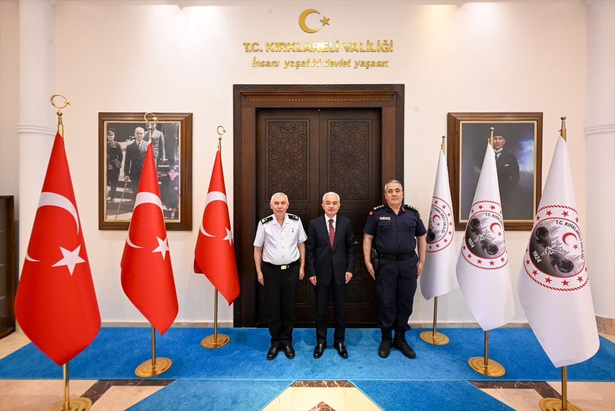 Kırklareli Valisi Turan'a ziyaret