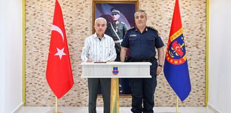 Kırklareli Valisi Turan, İl Jandarma Komutanlığını ziyaret etti