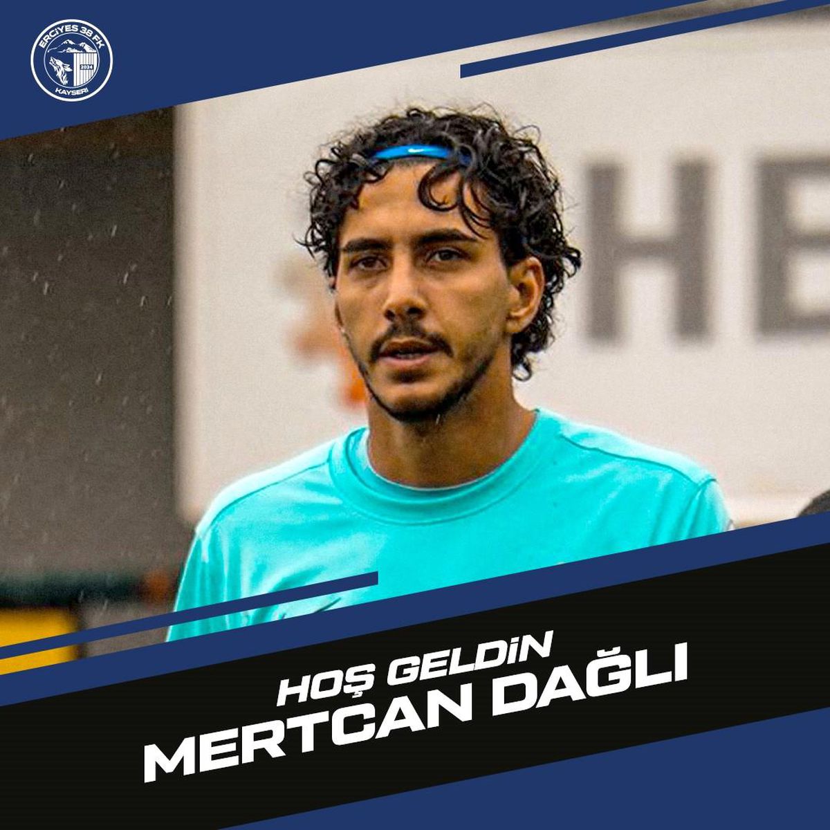 Erciyes 38 FK'nın yeni transferi kaleci Mertcan Dağlı'nın fotoğrafı.